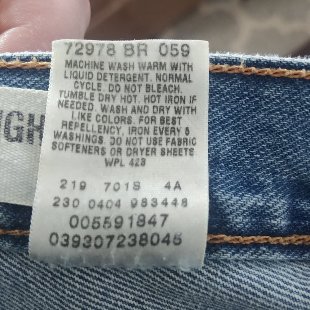 Levi's Men's Relaxed Straight 559 Blue Denim Jeans Size 33x32 - Picture 6 of 6
